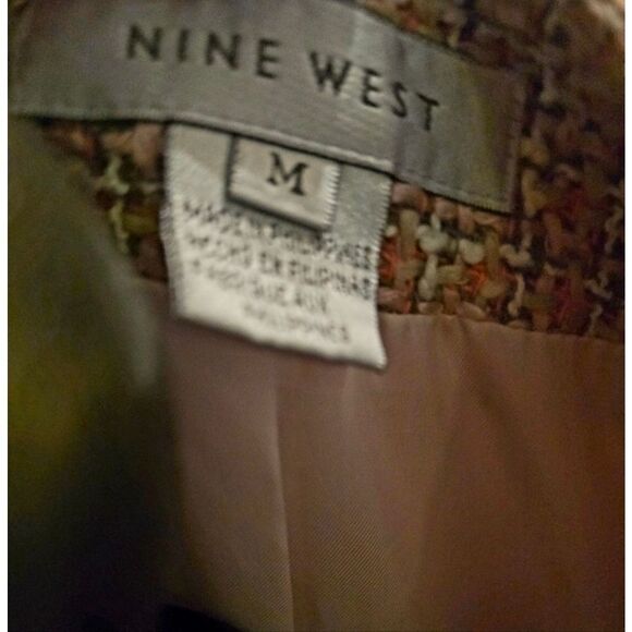 NINE WEST PINK/GRAY TWEED JACKET - Picture 10 of 10